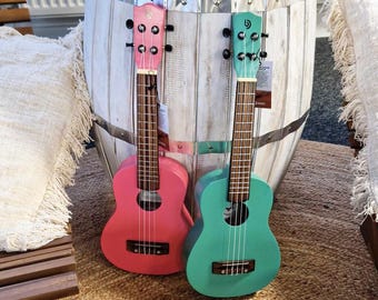 Handmade Java Ukulele: Fair Trade 4-String Instrument with Travel Bag