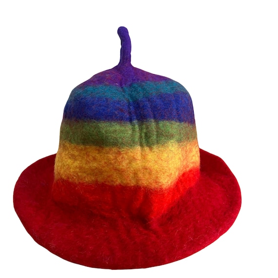 Hand Crafted Sauna Hat 100% Wool Felt Natural Wool Felt Sauna Hat: Handmade Lithuanian Bath Cap - Etsy main image 2