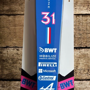 Esteban Ocon Replica F1 Alpine Nose Cone 2023 season Blue Livery