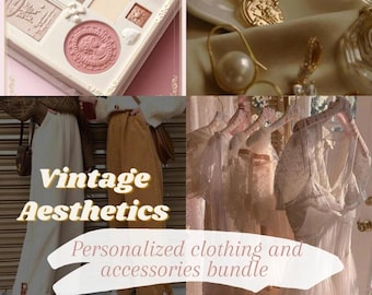 Personalized clothes mystery box|accessories bundle|style bundle| cottagecore| witchcore|dark academia|princesscore|forestcore|gift