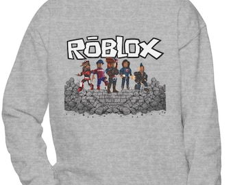 Sudadera de cuello redondo para niños y jóvenes de Roblox, unisex, regalo de Navidad, regalo de cumpleaños para jóvenes jugadores, jersey personalizado para niña o niño