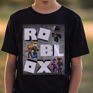 Maglietta per ragazzi Roblox Gamer Bambini Maglietta personalizzata Maglietta Roblox personalizzata Regalo di compleanno EID Gamer Maglietta per ragazzi Regalo Roblox