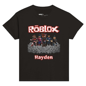 Maglietta per bambini Roblox / Il miglior regalo personalizzato Roblox / Maglietta per bambini / Fan di Roblox / Videogiochi / Maglietta personalizzata / Natale / Compleanno