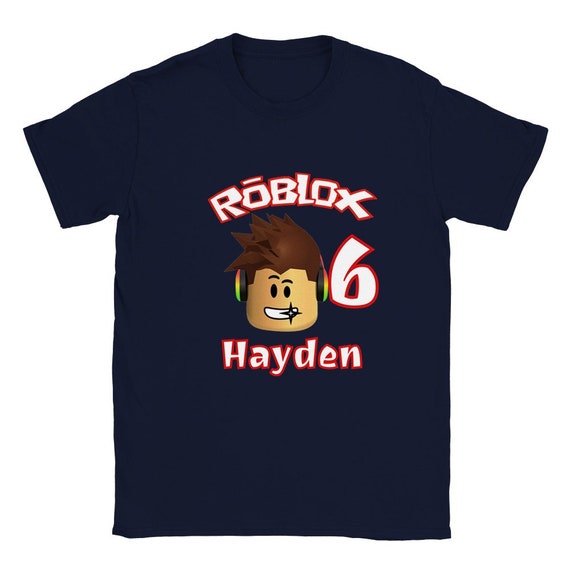 Roblox Birthday Shirt, Personalized Any Colors, Name and Age