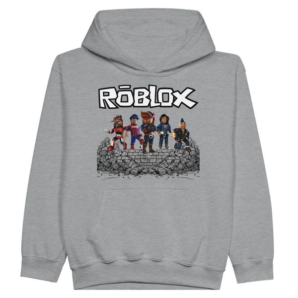 Roblox Kids Hoodie / personalised hoodie / gamers gift / birthday / christmas / eid / personalised / different colours / for boys / girlss
