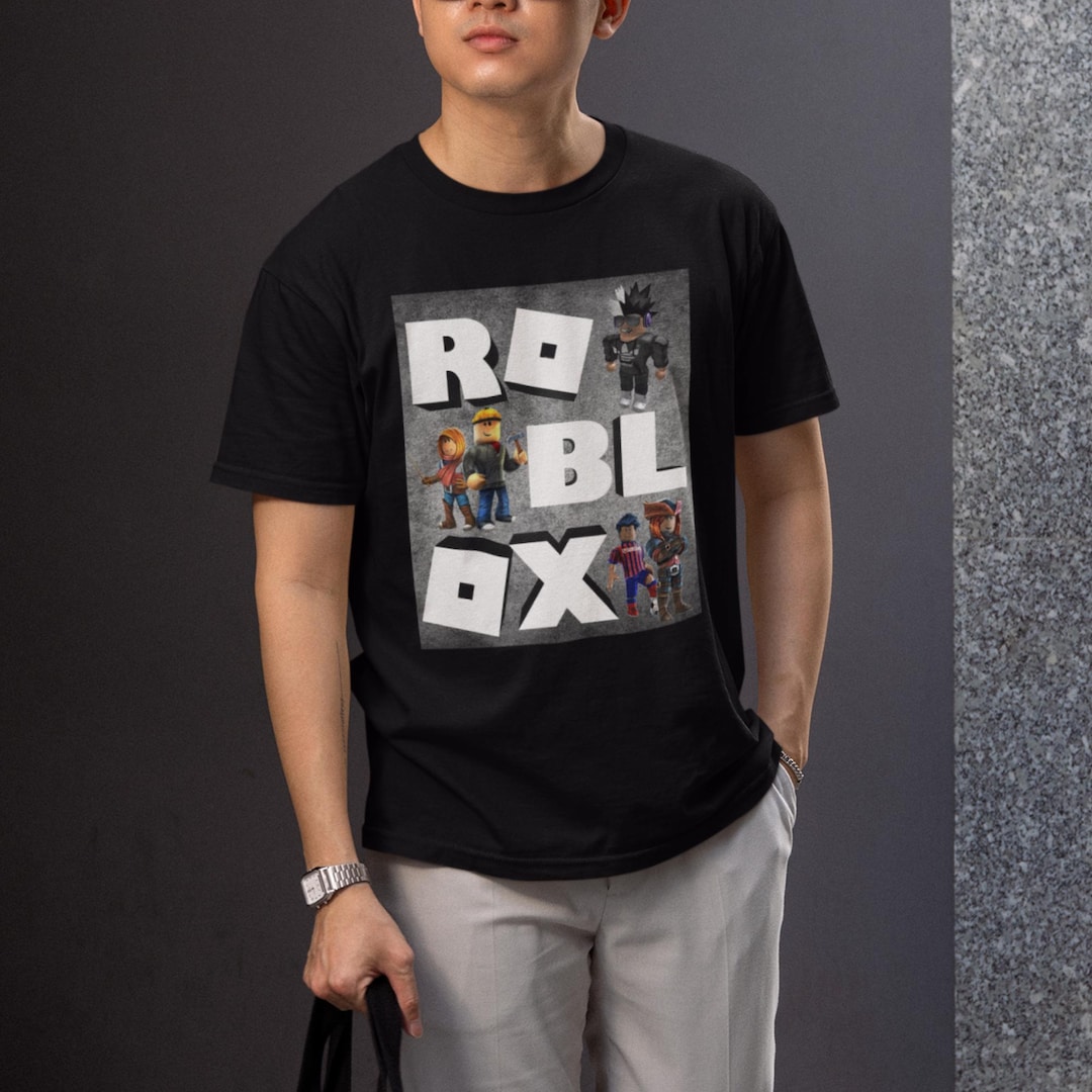 Fun Roblox Gamer Adult T-shirt Unisex Gift for Christmas Gaming