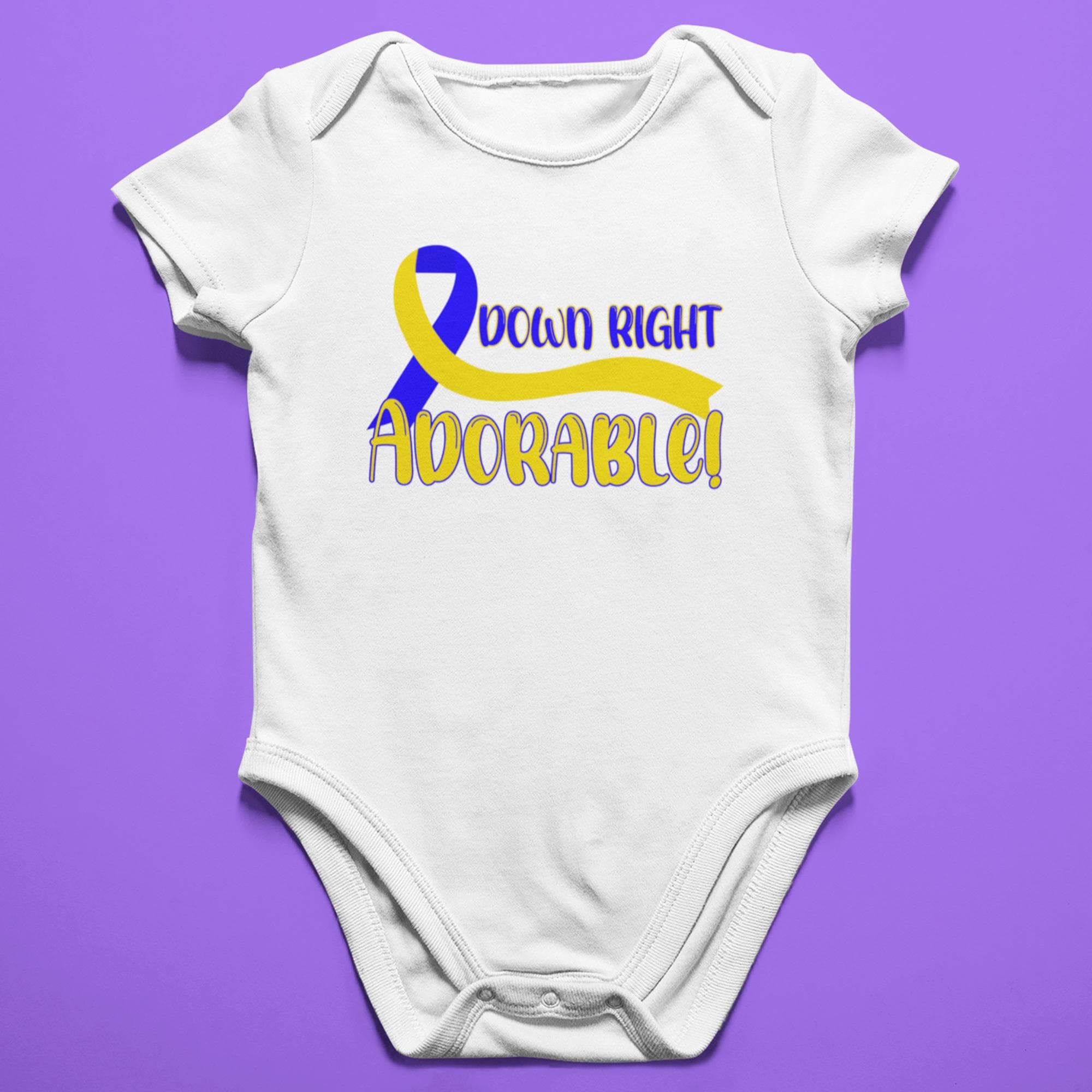 Down Syndrome Awareness Baby Bodysuit Perfect Gift for New Moms