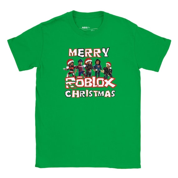 Christmas Roblox Xmas Noob Cute Kid Outfit Essential T-shirt - Ink