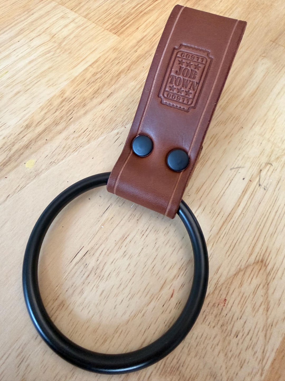 Tools Command Rings Custom Brown Leather Firefighter Tool Ring - Etsy