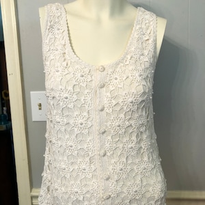 Vintage 1980s Liz Claiborne Studio Beaded Sweater