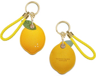 Lemon AirTag Keychain