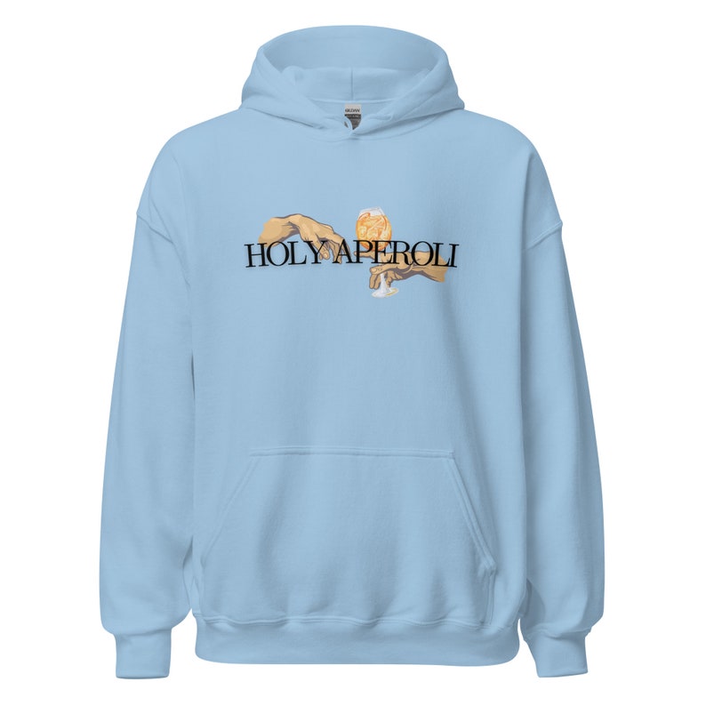Holy Aperoli Adam X Jesus Meme Hoodie /they See Me Aperollin Alcohol