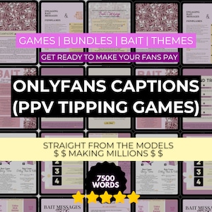 OnlyFans PPV Tip Campaigns: Content Ideas & Games (Digital Download)