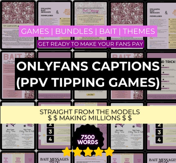 OnlyFans PPV Tip Campaigns: Content Ideas & Games (Digital Download)