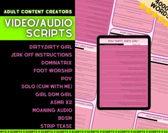 OnlyFans JOI Scripts: Adult Sexting Content (Digital Download)
