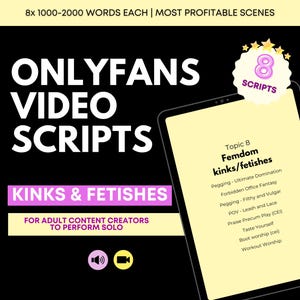 FEMDOM/FINDOM JOI Scripts for Onlyfans, Video Scripts for Camgirls and Adult Entertainers: Fansly, Onlyfans, Snapchat.