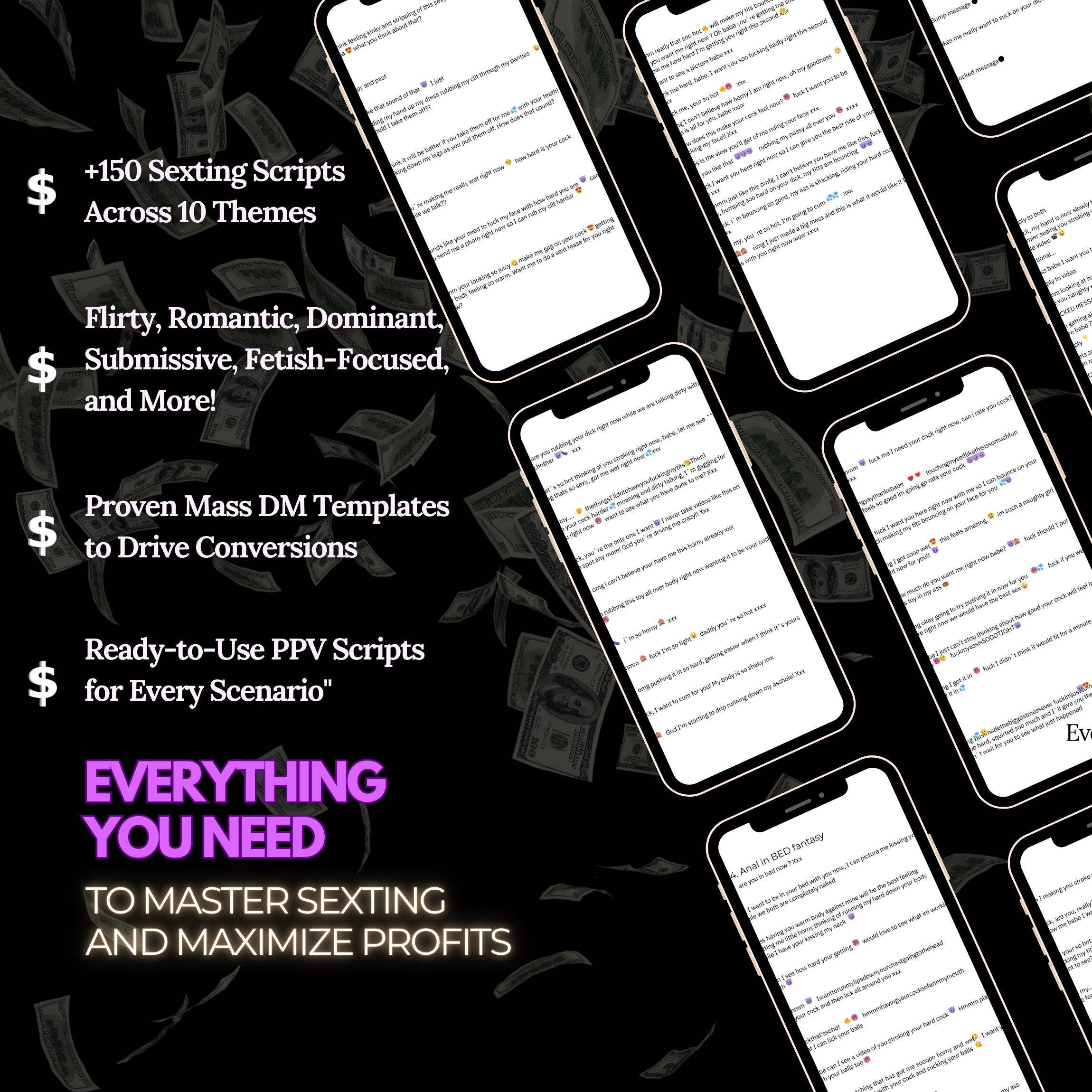 Sexting Drips for Onlyfans Onlyfans Content Planner 30-day Scripts ...