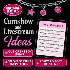 250 idées d'émissions de webcams et de diffusions en direct | Concepts de spectacles interactifs en direct pour les créateurs de seuls fans