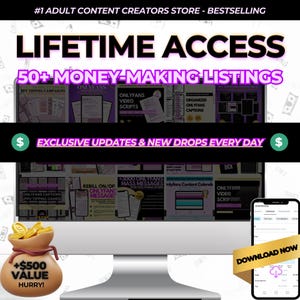 Lifetime Access OnlyFans Templates & Scripts | PPV Messages, Sexting Scripts, Content Planner, Money-Making Strategies