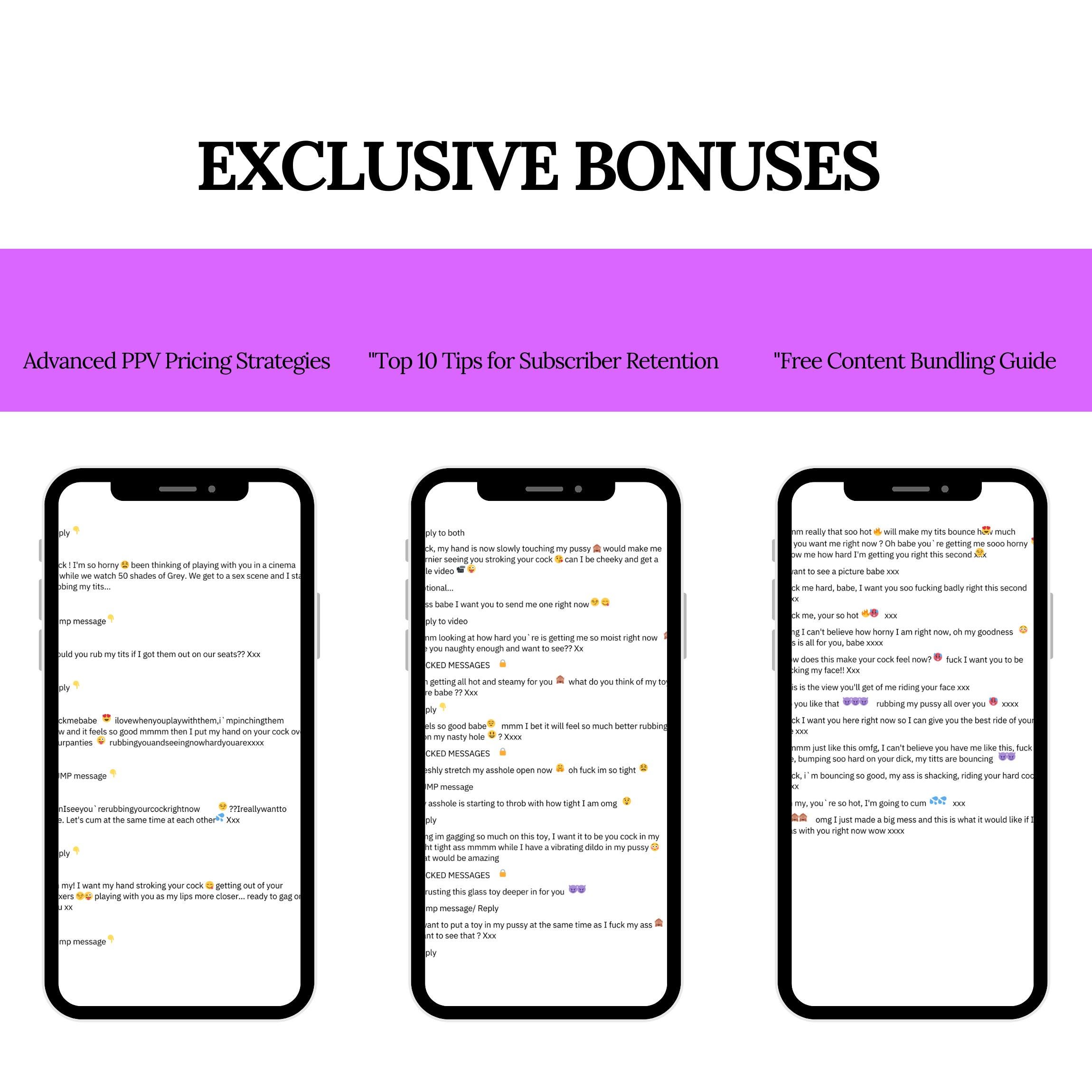 Sexting Drips for Onlyfans Onlyfans Content Planner 30-day Scripts ...