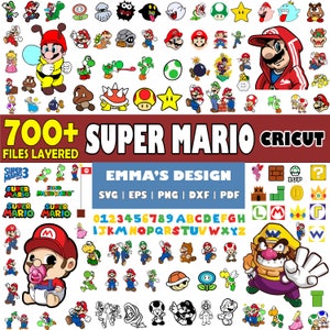 700 ファイル SVG バンドル - レイヤー デザイン ベクター ファイル - Cricut 用 SVG - PNG、DXF、SVG、Eps
