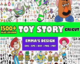 Toy Story SVG Bundle: Layered Vector Files for Cricut (Digital Download)