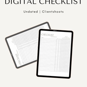Client shoot checklist, Client tracker, Customer Service, Photography Forms, Order form template, photography checklist, Client Questionnaire
