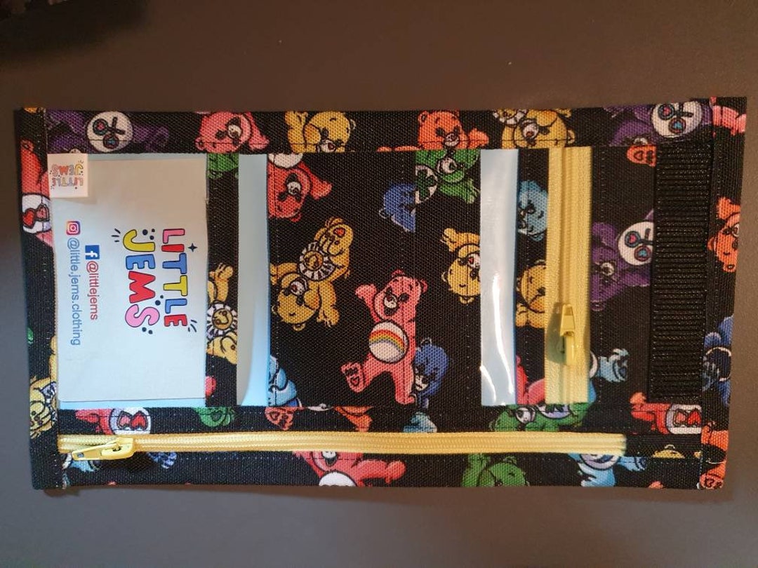 Care Bears Trifold Waterproof Canvas Wallet Etsy