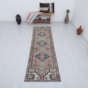 Anatolian Runner,2x8 Oushak Runner, Turkish Runner, Vintage Runner,Turkey Runner Rug,2x8 Turkish Rug,2x8 Vintage Rug,Natural Runner,21758