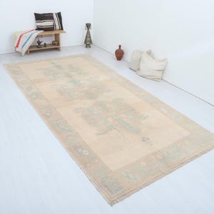 Turkey Rug, 5x11 Rug, Neutral Rug, 5x11 Pastel Rug, 5x11 Turkish Rug, 5x11 Vintage Rug, Anatolian Rug,Vintage Turkish Rug,Handmade Rug,20858