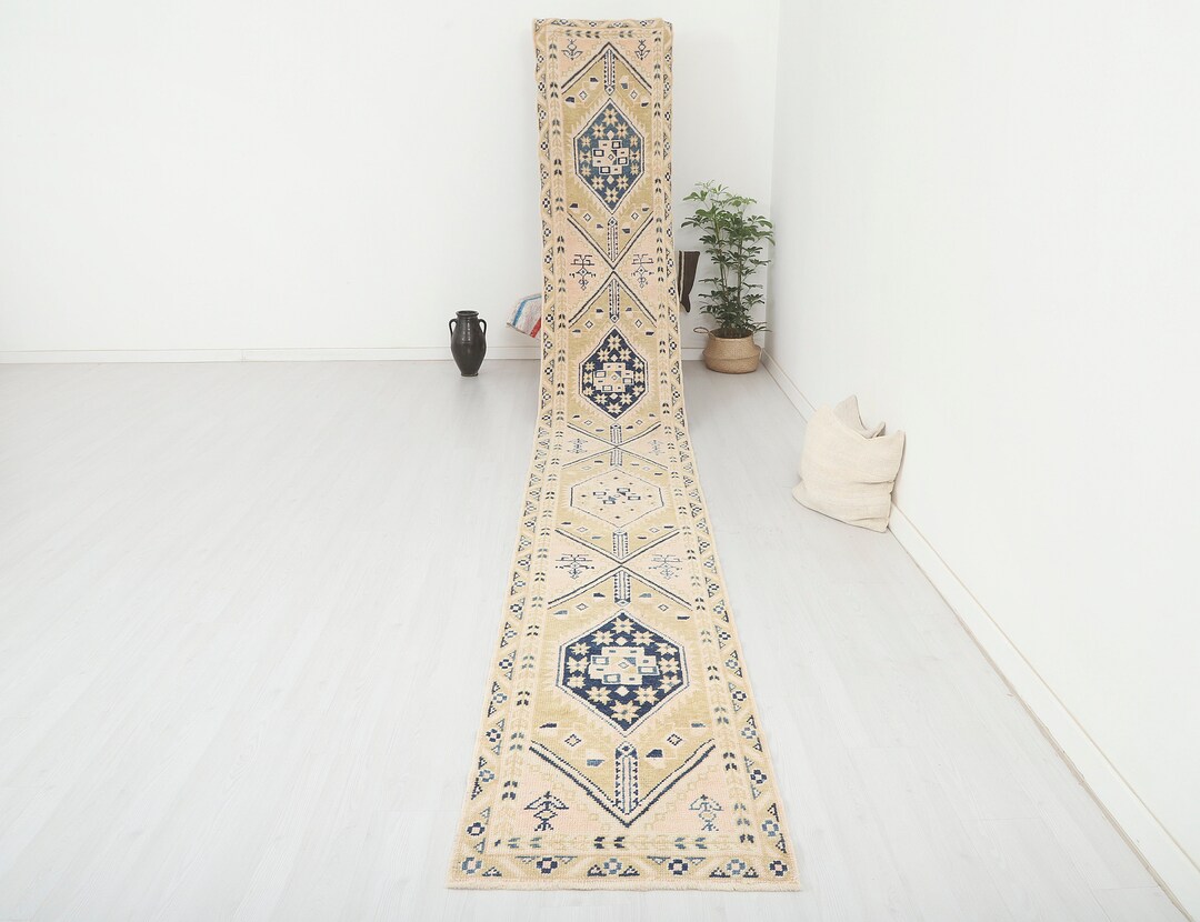 3x18 Vintage Rug, Handmade Runner,old Runner Rug,runner Rug,vintage