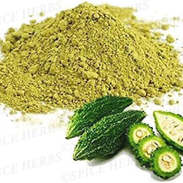 Organic Karela Powder | Dried Bitter Gourd Powder | balsam-pear | Goya Momordica charantia Powder | Bitter Melon | Herbal Powder