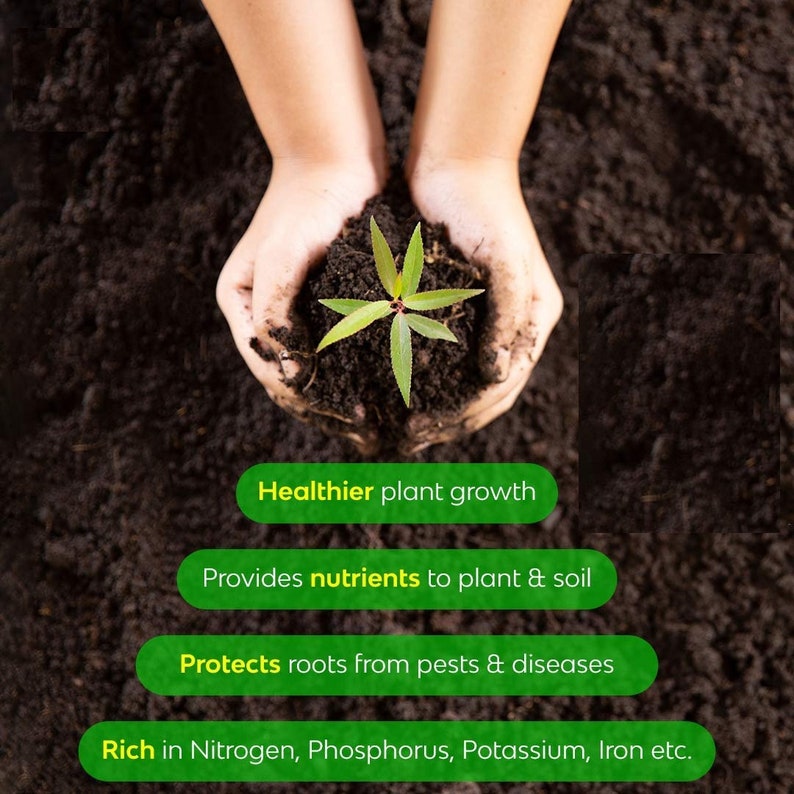 Natural Neem Cake Powder, Good for Plants, Neem Powder Garden, Organic