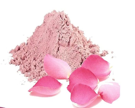 Pink Rose Powder, Organic Rose Petals Powder, Ground Rose Petals