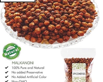 Malkangni Seeds | Jyotishmati Seeds | Jyotishmati Powder | Malkangni Powder | Staff tree | Celastrus Paniculatus Seeds