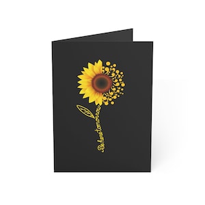 Suicide Awareness, Suicide Prevention, Depression Card, Greeting Cards (1, 10, 30, and 50pcs), Be Here Tomorrow, Smile thru the Tears, Psych