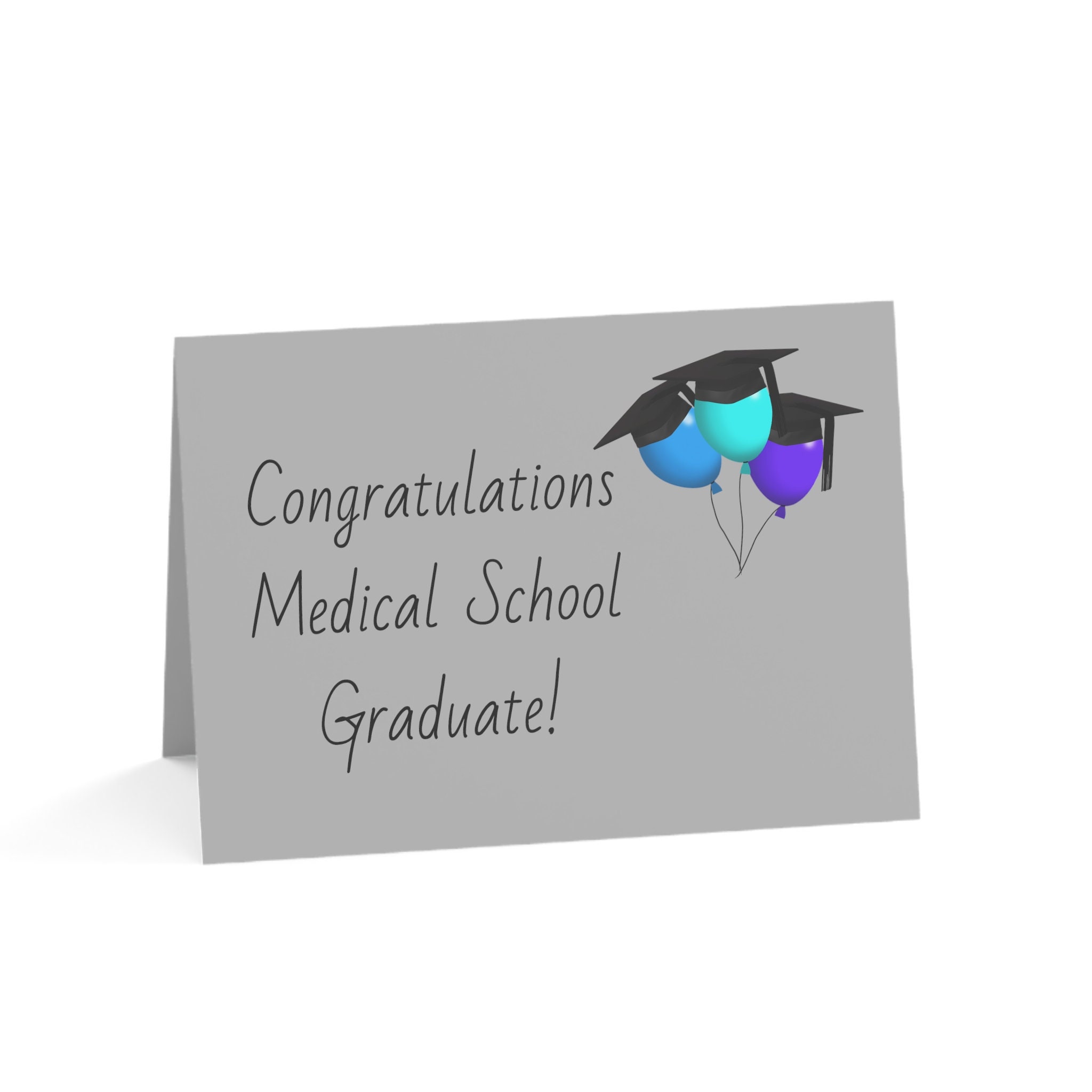 Medical School Graduation Card, Grad Card, Med School Grad Card, Med