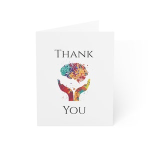 Therapist Card, Psychiatrist Card, Social Worker Card, Psychologist Card, Card for Therapist, Card for Psychiatrist, Greeting Cards, Thanks