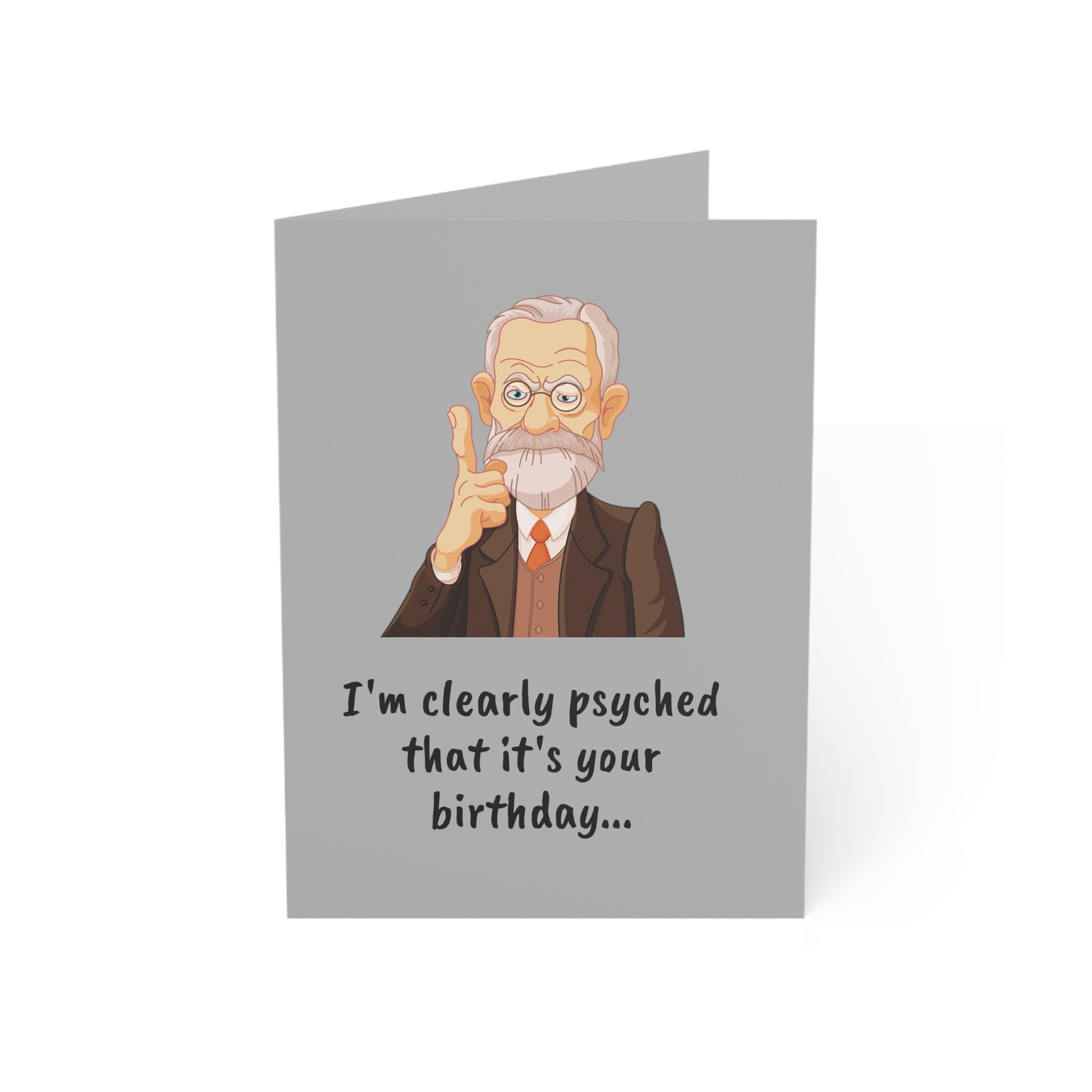 Therapist Birthday Card, Psychiatrist Birthday Card, Psych Greeting