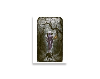Mother Hecate on White thick matte paper