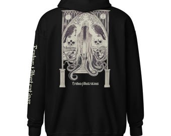 Hastur Unisex Hoodie mit Reißverschluss