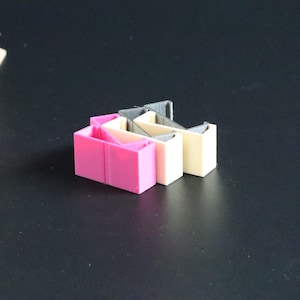 Connector for wooden tracks and trains, bridges, compatible with Brio / Lillabo