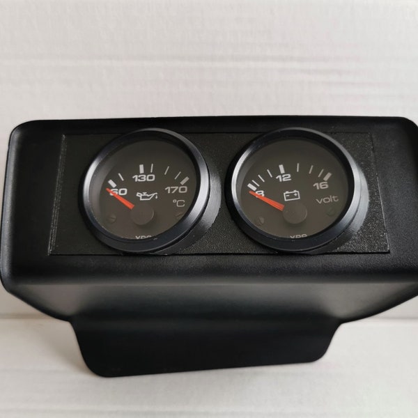 VW Golf MK3 VDO gauge holder in original cassette case