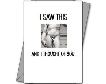 Funny Birthday Card - Rude Husband/Boyfriend Gift