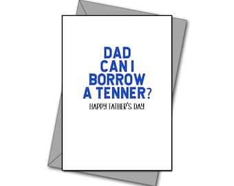 Fathers Day Card, Funny Fathers Day Card, Funny, Personalized, Card, Cards, Daughter, Son, Personalised, Custom,