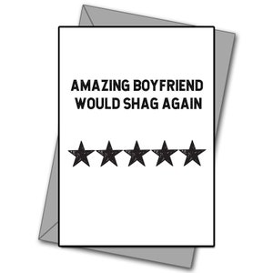 Happy Birthday cards - Funny Boyfriend card - Rude Boyfriend Birthday card - Rude Husband birthday card - Funny Husband card - Birthday card