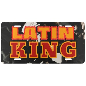 Latin King Vanity Plate