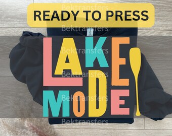 DTF Transfers, Ready to Press, T-shirt Transfers, Heat Transfer, Direct to Film, Lake DTF, Lake Life DTF, Lake Mode Summer Colors