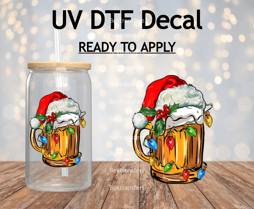 UV DTF Christmas Beer Mug Decal/sticker Cup Decal Laptop Etsy
