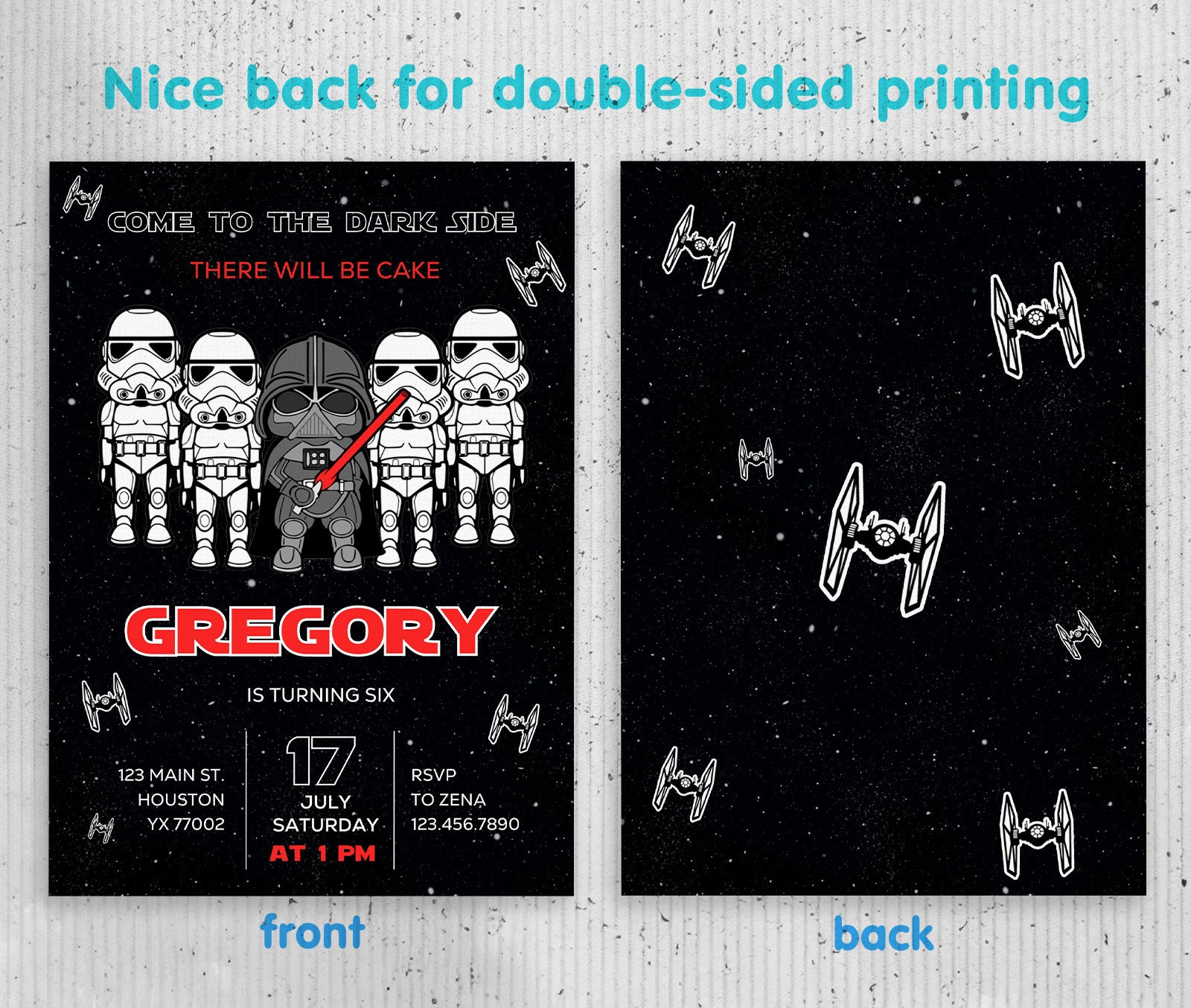Star Wars Invitation, Instant Download Stormtrooper Invitation ...